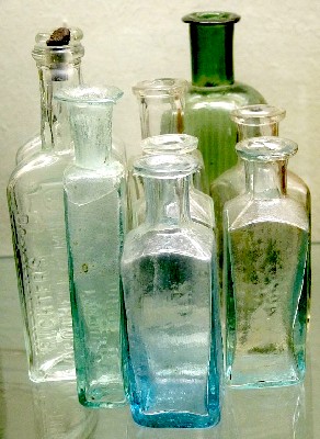 Antique Glass Bottles